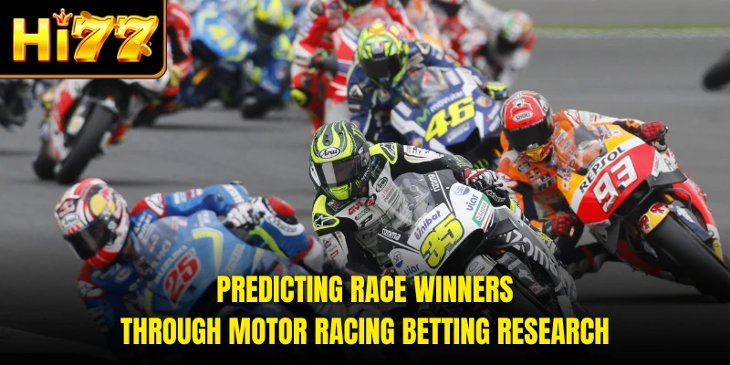 Predicting race winners through motor racing betting research
